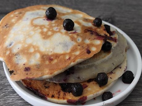 Pancakes blueberry