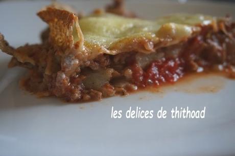 lasagnes de crêpes à la bolognaise