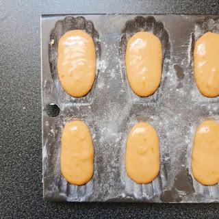 Madeleines chocolat orange