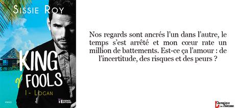 King of Fools, Tome 1 : Logan   de   Sissie Roy