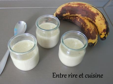 Crème à la banane (sans oeuf) Crème à la banane (sans oeuf)