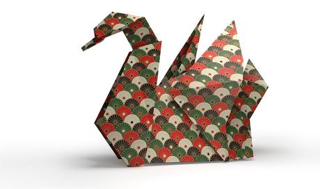 Origami, Pliage Papier, 3D, Cygne, Oiseau