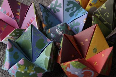 Origami, Ciel Et L'Enfer, Plié, Papier, Coloré