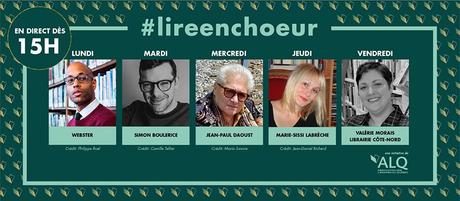 #LireEnChœur : Les prescriptions littéraires en vidéo sur Facebook