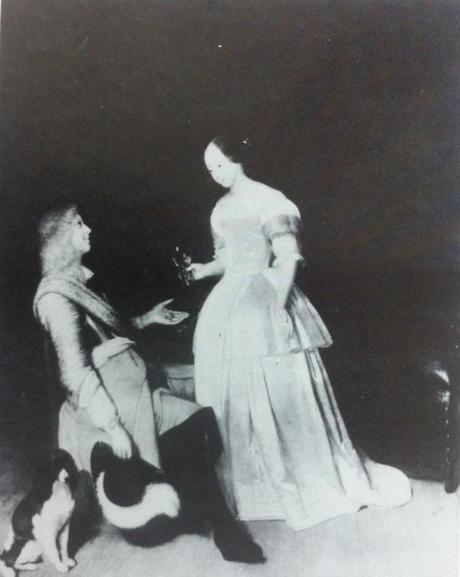 Ochtervelt 1671-73 Man in cuirass, offering a young woman money loc inconnue