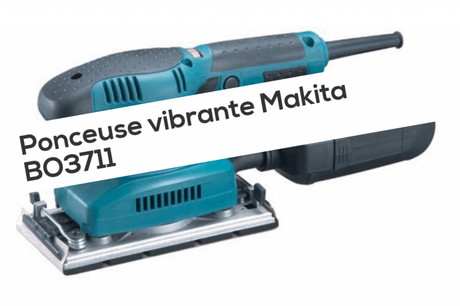 Perceuse à percussion Makita DHP453RFX2 Ponceuse vibrante Makita BO3711