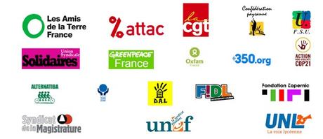 Tribune unitaire :  » Les Amis de la terre France – Attac France – CGT – Confédération Paysanne – FSU – Union Syndicale Solidaires –  Greenpeace France – Oxfam France – 350.org – Action Non-Violente COP21 – Alternatiba – CCFD-Terre Solidaire – Droit au...