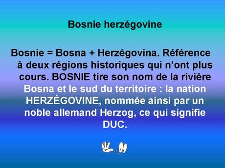 Pays Etranger - Europe de l'Est et leur signification - 2 