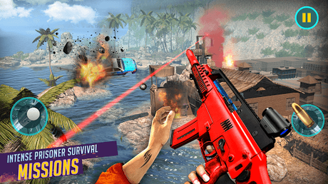 Télécharger Gratuit Prisoner Battleground Free Gun Shooting Games 2020 APK MOD (Astuce) 3