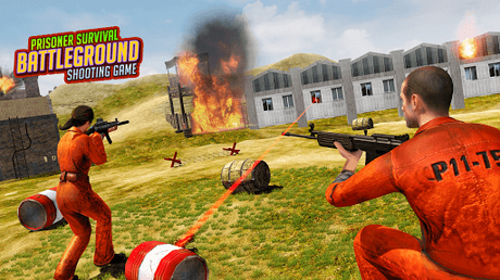 Télécharger Gratuit Prisoner Battleground Free Gun Shooting Games 2020 APK MOD (Astuce) 1