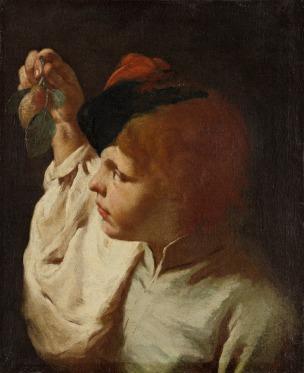Piazzetta 1740 ca Boy with a pear wadsworth atheneum Hartford