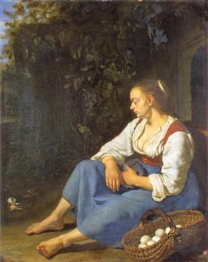 van Mieris Frans (I) 1655-57 The broken egg Ermitage