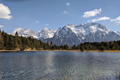 Mittenwald - Am Luttensee - 8 Bilder mit Karwendelblick