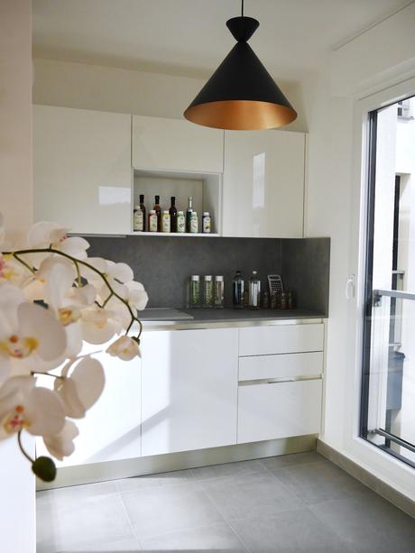 idylle agencement cuisine appartement neuf rueil blanche grise