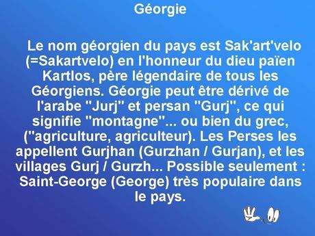 Pays Etranger - Europe de l'Est et leurs significations - 4