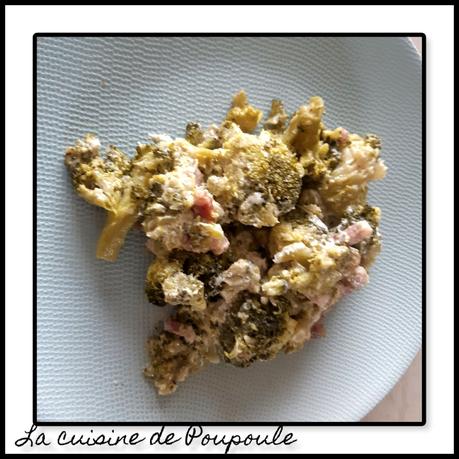 Brocolis crème et lardon