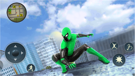 Télécharger Spider Rope Hero - Gangster Crime City APK MOD (Astuce) 5