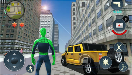 Télécharger Spider Rope Hero - Gangster Crime City APK MOD (Astuce) 4