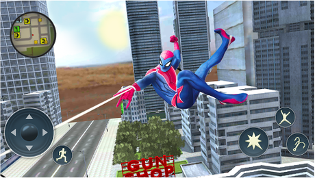 Télécharger Spider Rope Hero - Gangster Crime City APK MOD (Astuce) 3