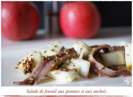 Journal de bord du confinement #22 Coronavirus – Salade de fenouil, pommes et anchois