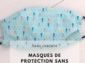 DIYs pour fabriquer masque protection visage sans couture
