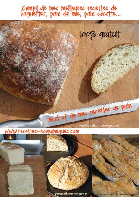 Ma compil des meilleures recettes de pain