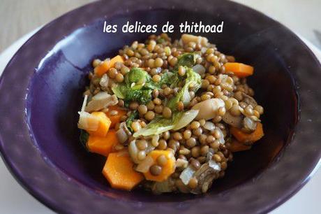 Mijoté de lentilles Mijoté de lentilles