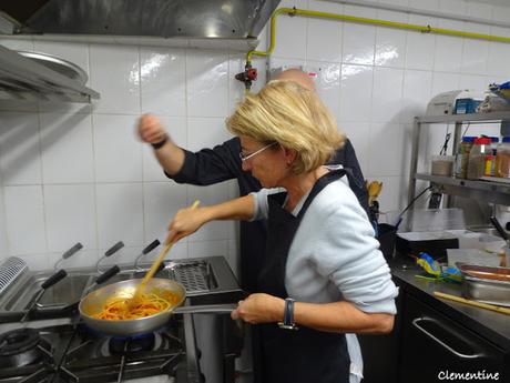 Atelier de cuisine italienne au restaurant Mozzarella e Basilico à Perpignan : Bucatini all'Amatriciano