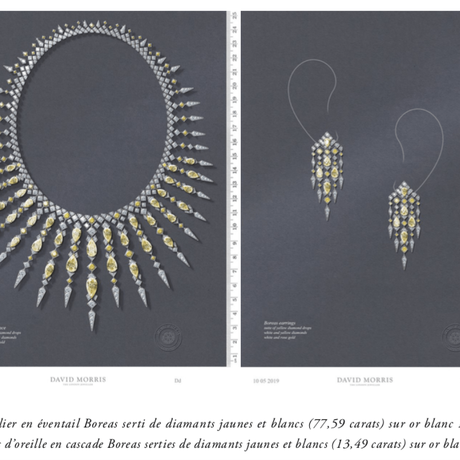 David Morris lance sa collection de Haute Couture Géométrie Electrique
