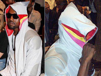 Kanye West et son hoody Pastelle