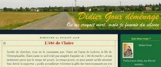 Goux douleurs l'été Claire