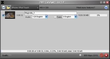 catalyst Transférez vos DVD sur votre iPod gratuitement 