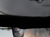 Gouttes pluie, comme larmes