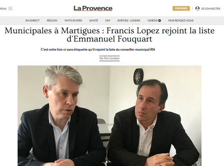 Francis Lopez éjecté de #Sud Industrie … pour cause de candidature au #RN 😱 #Martigues