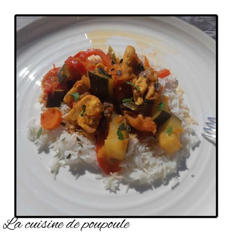 Curry au poulet et aux légumes Curry au poulet et aux légumes