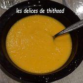 Velouté de carottes, paprika au lait concentré non sucré - Le blog de lesdelicesdethithoad