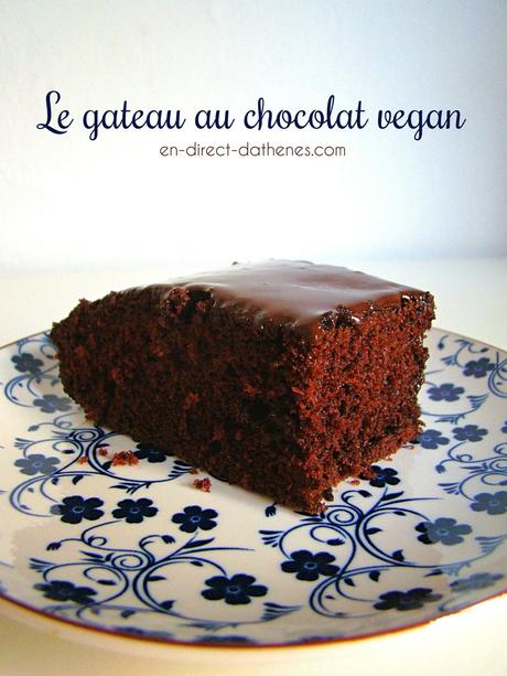 Le gâteau au chocolat vegan du placard