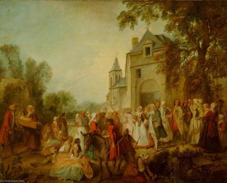 Lancret 1737-40 Le mariage au village Waddesdon Manor