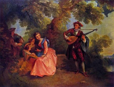 Lancret 1743 ca Le concert champetre coll priv