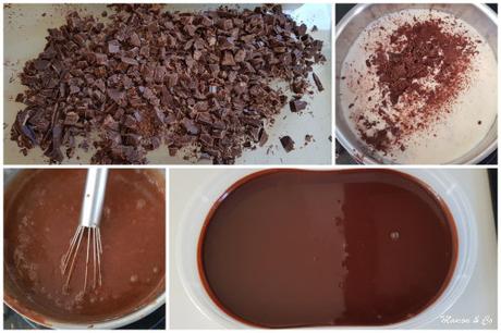 Tarte chocolat / mangue