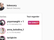 Instagram possible visionner diffusions direct depuis version