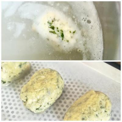 Gnudi épinards et blettes, on mange local...