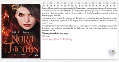 Nora Jacobs #2 – Déchirée – Jackie May