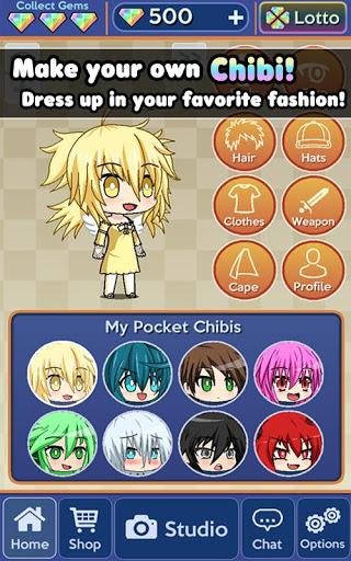 Code Triche Pocket Chibi - Anime Dress Up APK MOD (Astuce) 2