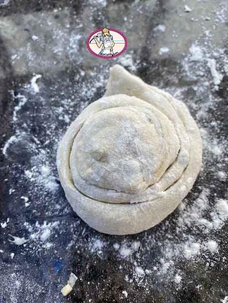 Pancakes chinois aux oignons verts vegan