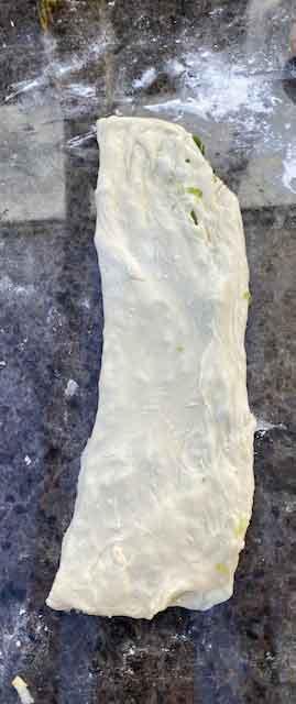 Pancakes chinois aux oignons verts vegan