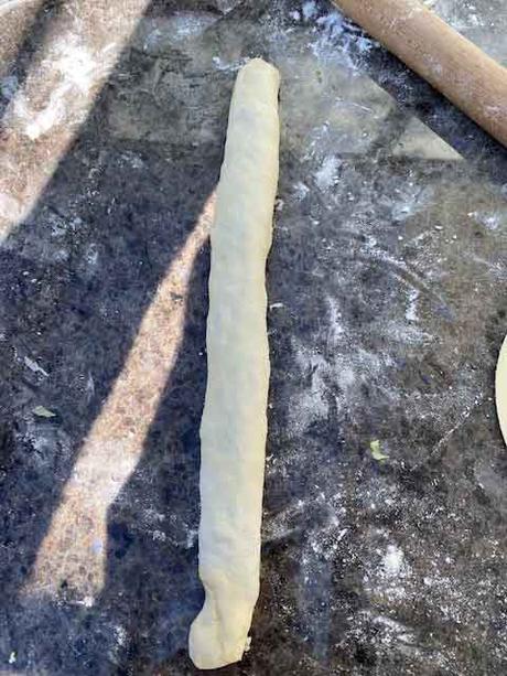 Pancakes chinois aux oignons verts vegan