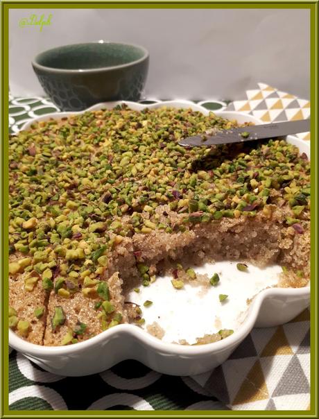 Basboussa Syrienne ou gâteau à la semoule Basboussa Syrienne ou gâteau à la semoule