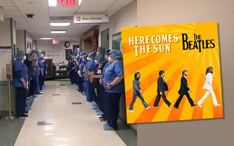 Cet hôpital joue « Here Comes the Sun » pour les patients guéris du Covid-19