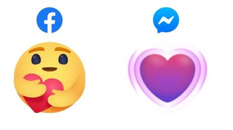 Facebook ajoute de nouvelles réactions ” soin ” émoji sur son application principale et dans Messenger
